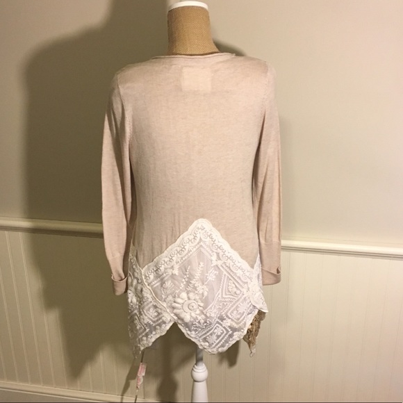 Angel of the North Lace Sweater L - Picture 5 of 10
